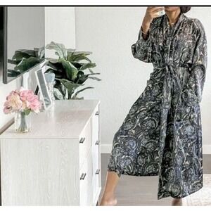 Victoria's Secret 90s Vintage Floral Kimono Robe med/large